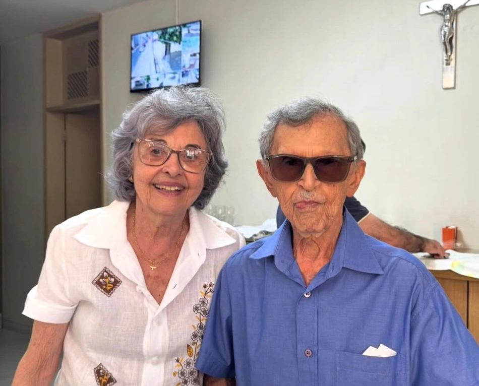 Dr. José Ramos de Sales e a esposa, Marilda Rebelo