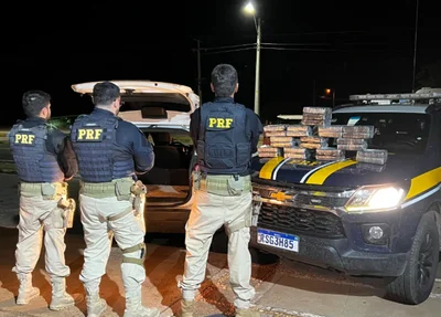 Droga apreendida pela PRF em Picos