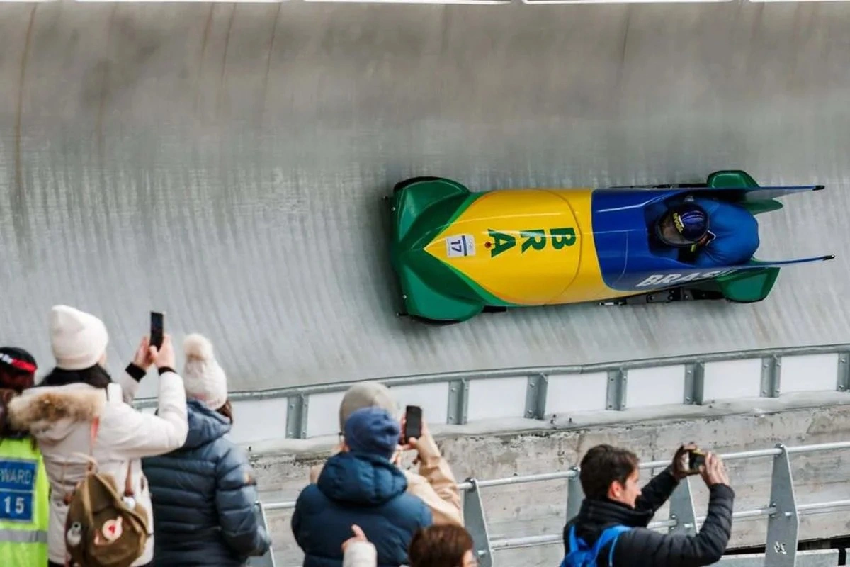 Dupla brasileira no bobsled 2-man