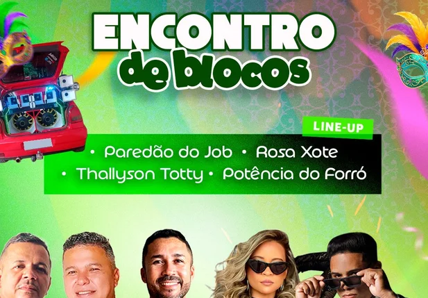 Encontro de blocos em Nazária