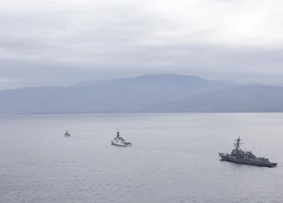 EUA em operação no mar