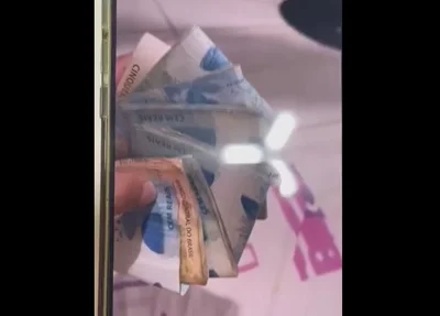 Ex-servidor fez vídeo ostentando R$ 7 mil em espécie