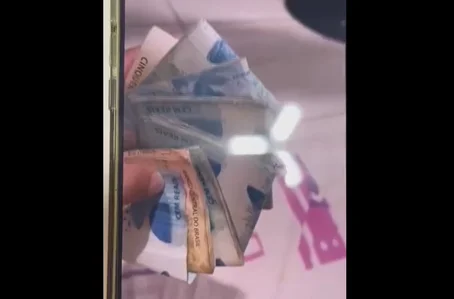 Ex-servidor fez vídeo ostentando R$ 7 mil em espécie
