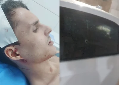 Filho de empresário é baleado