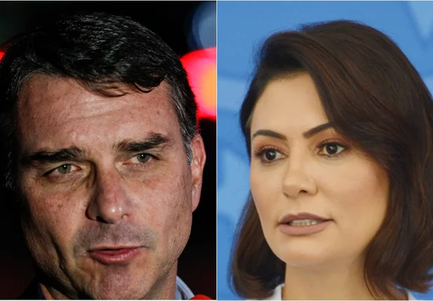 Flávio Bolsonaro cita Michelle Bolsonaro como pré-candidata ao Senado no DF