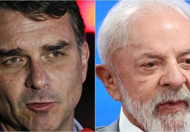 Flávio Bolsonaro e Lula