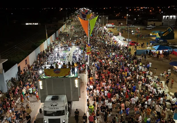 Foliões no Carnaval de São Raimundo Nonato