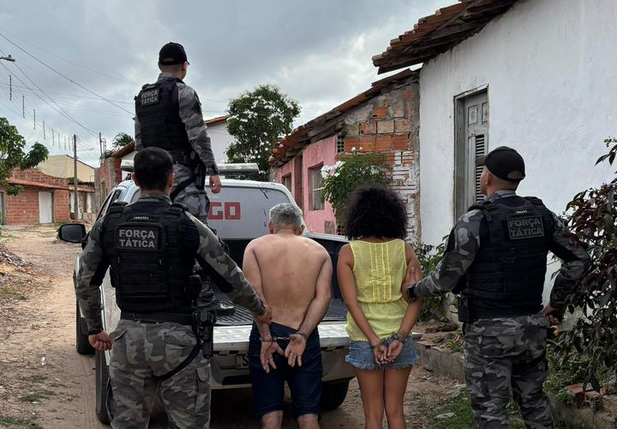 Força Tática prende suspeito por tráfico de drogas em Parnaíba