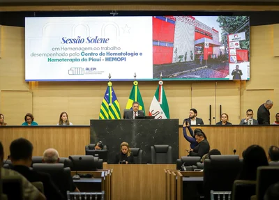 Hemopi foi homenageado durante sessão proposta por Gil Carlos