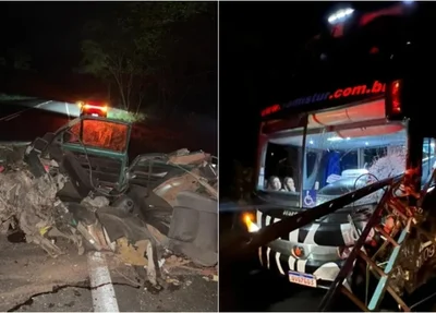 Homem morre após colisão entre ônibus e dois carros na BR 316 entre Timon e Caxias
