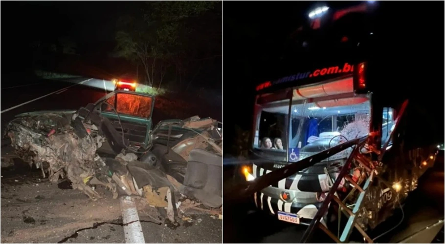 Homem morre após colisão entre ônibus e dois carros na BR 316 entre Timon e Caxias