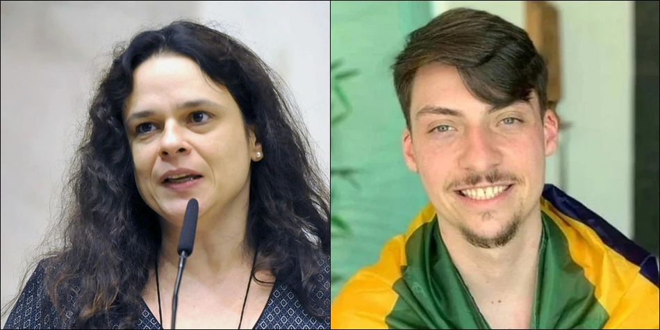 Janaina Paschoal e Jair Renan