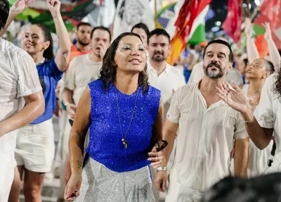 Janja da Silva no ensaio da Acadêmicos de Niterói