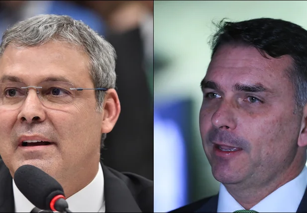 Lindbergh Farias e Flávio Bolsonaro