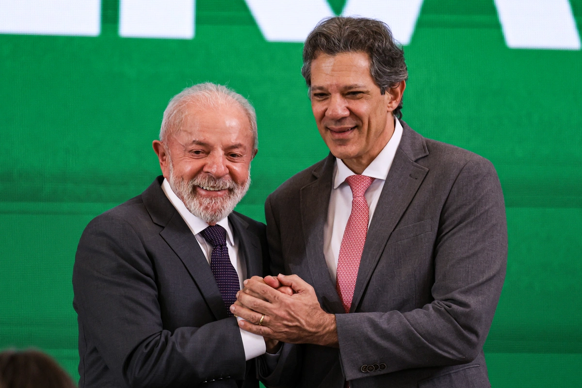 Lula e Fernando Haddad