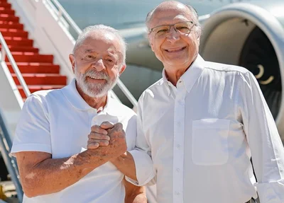 Lula e Geraldo Alckmin