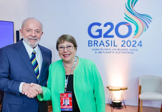 Lula e Michelle Bachelet
