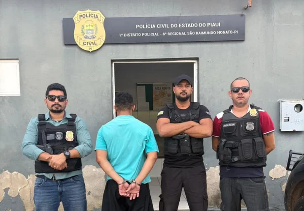 M. F. P. S. foi preso nesta segunda-feira em São Raimundo Nonato