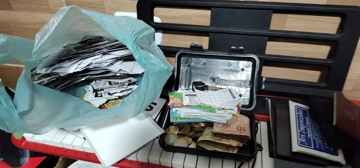 Material apreendido na Operação Macondo, em Teresina-PI