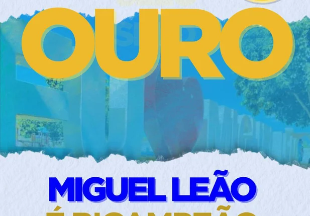 Miguel Leão recebe Selo de Ouro da Educação