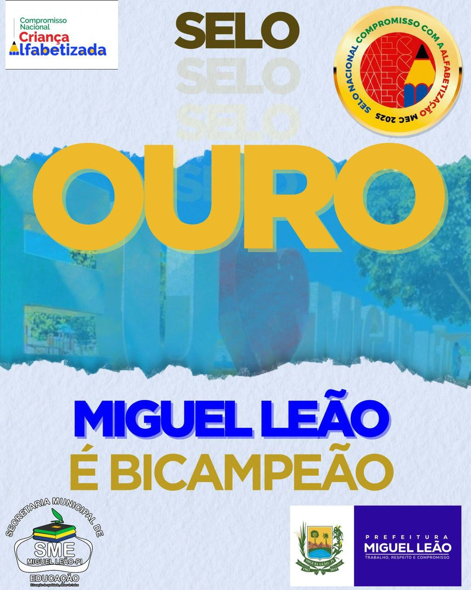 Miguel Leão recebe Selo de Ouro da Educação