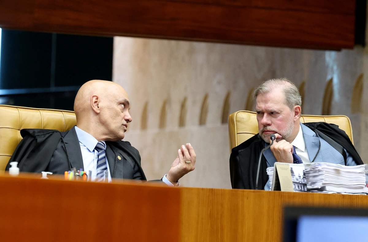 Ministros Alexandre de Moraes e Dias Toffoli