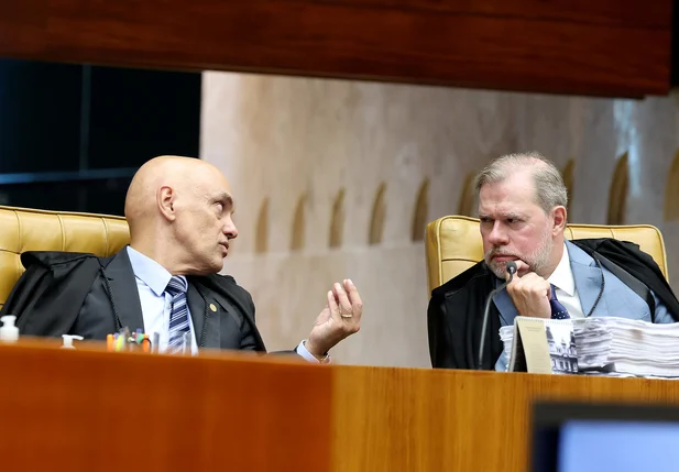 Ministros Alexandre de Moraes e Dias Toffoli