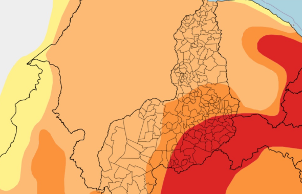 Monitor de Secas aponta 49 cidades do Piauí em seca extrema