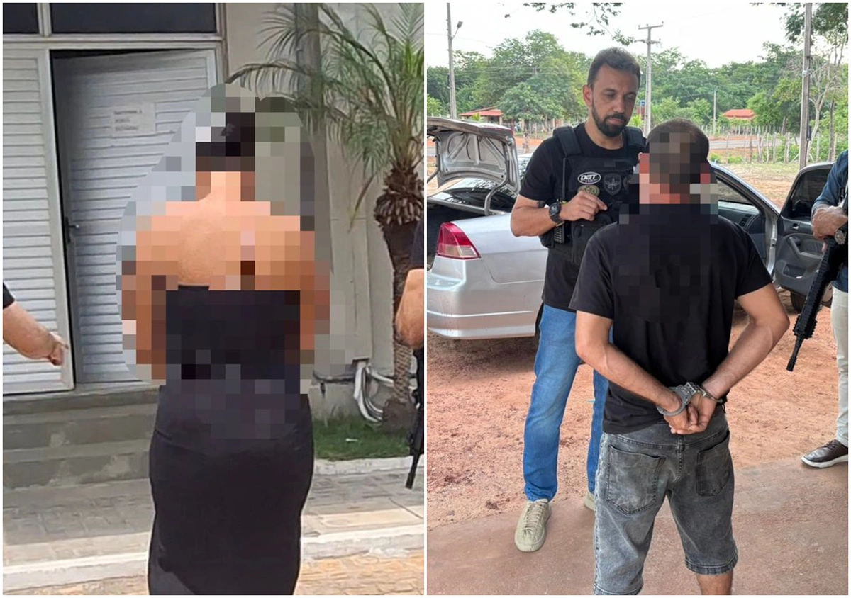 Mulher tinha mandado de prisão em aberto por tráfico e homem andava em carro com restriçãod e furto