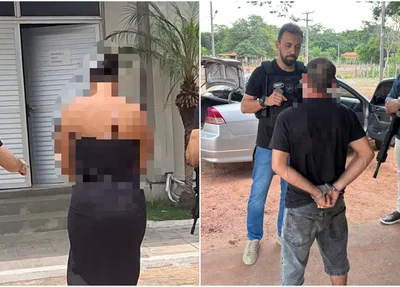 Mulher tinha mandado de prisão em aberto por tráfico e homem andava em carro com restriçãod e furto