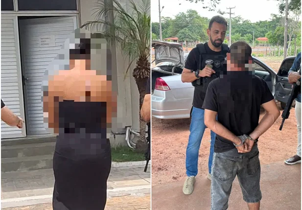 Mulher tinha mandado de prisão em aberto por tráfico e homem andava em carro com restriçãod e furto