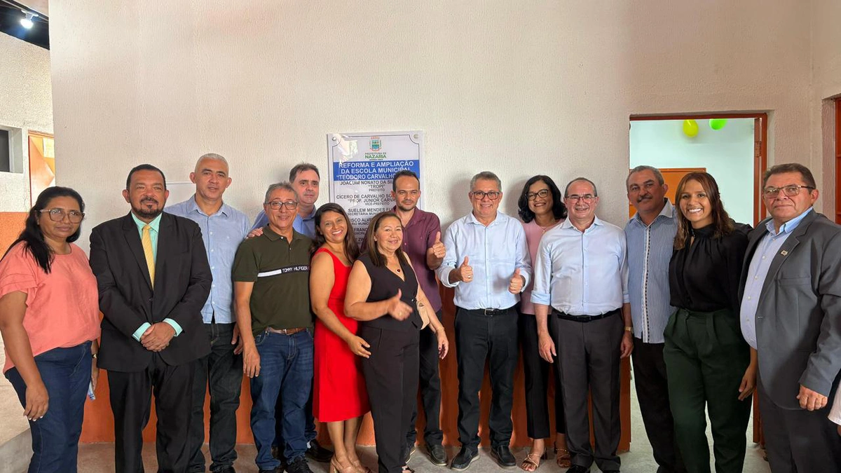 Nazária inaugura escola de tempo integral do município