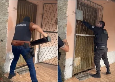 Operação do DENARC na Vila Irmã Dulce