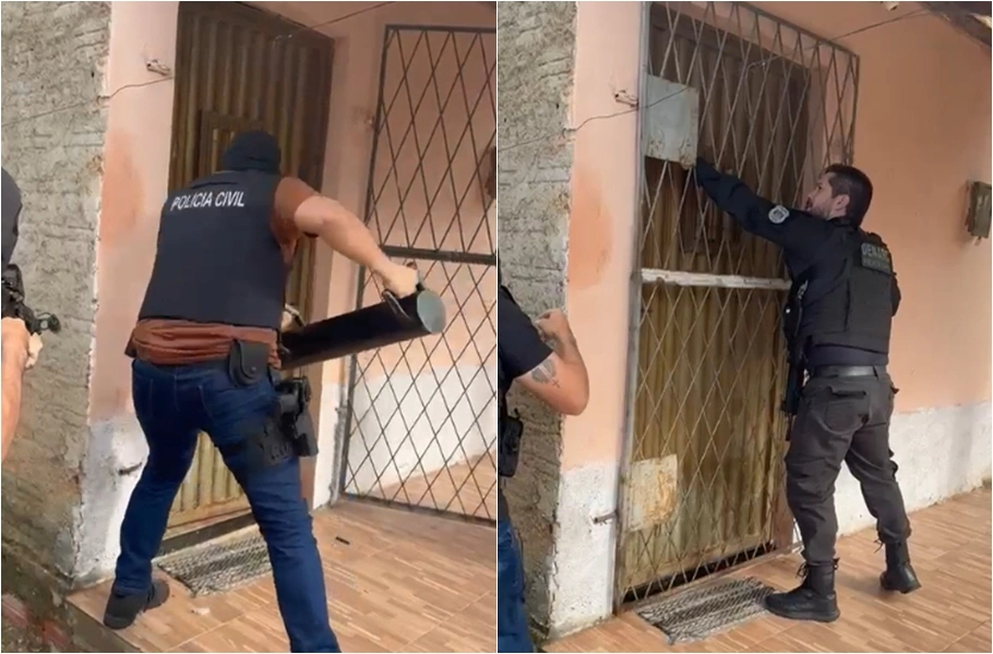 Operação do DENARC na Vila Irmã Dulce