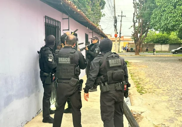 Operação do DRACO na zona norte de Teresina