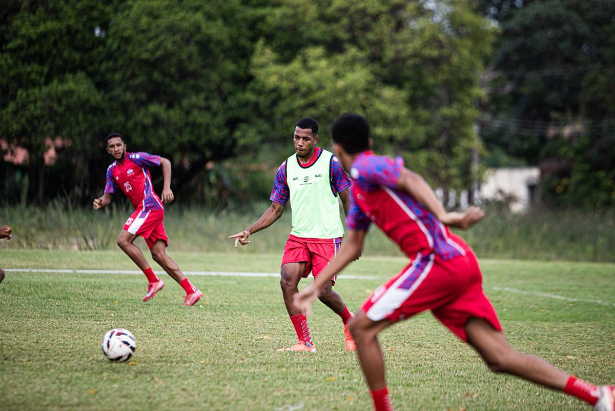 Piauí faz último treino em Teresina antes de jogo da Copa do Brasil