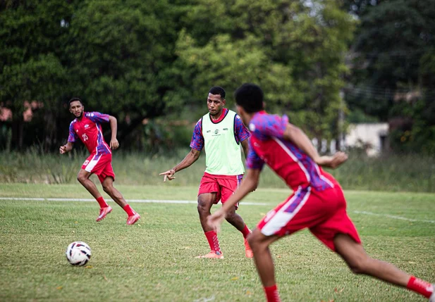 Piauí faz último treino em Teresina antes de jogo da Copa do Brasil