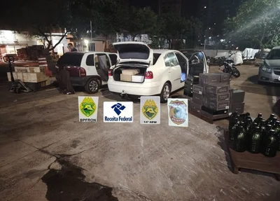 Polícia Federal apreende mais de mil garrafas de vinho argentino em Foz do Iguaçu