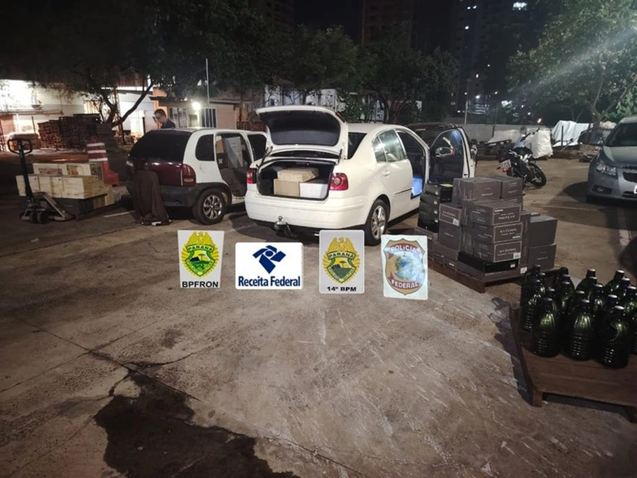 Polícia Federal apreende mais de mil garrafas de vinho argentino em Foz do Iguaçu