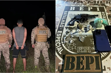 Polícia Militar prende acusado de tráfico de drogas em Água Branca