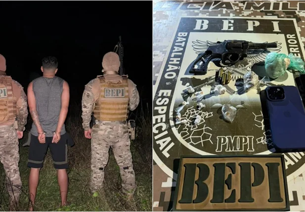 Polícia Militar prende acusado de tráfico de drogas em Água Branca
