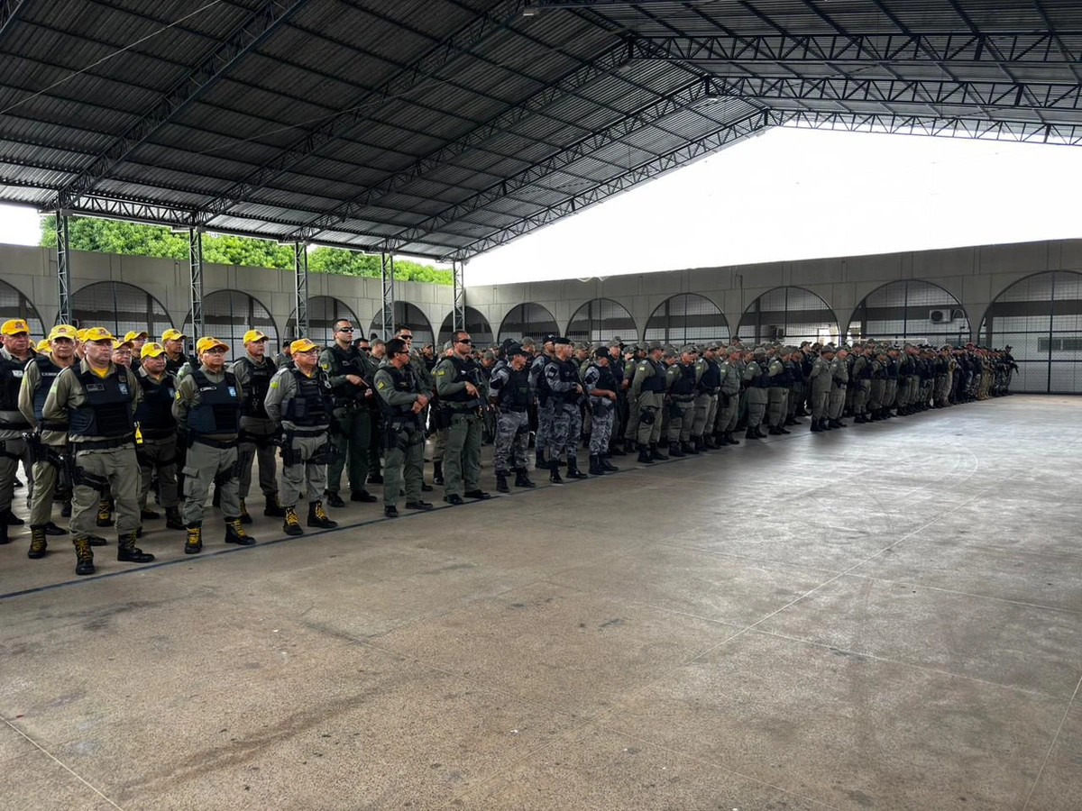 Policiais militares que atuarão no Carnaval
