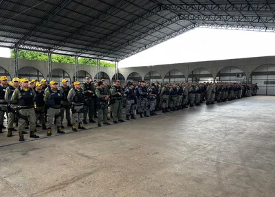 Policiais militares que atuarão no Carnaval