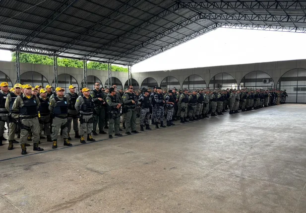 Policiais militares que atuarão no Carnaval