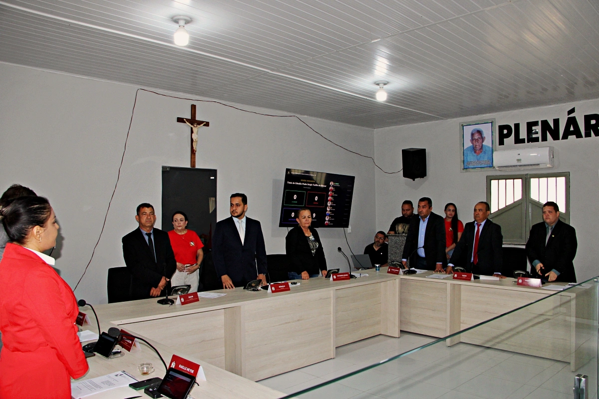 Prefeito Erivaldo Lopes na abertura do ano legislativo