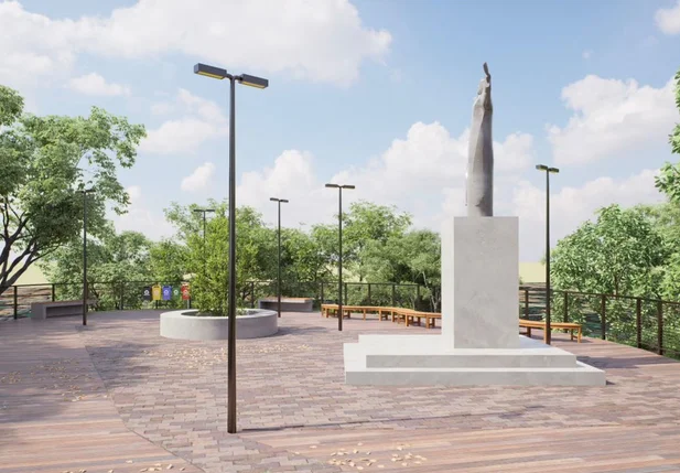 Prefeito Pedro Gomes anuncia construção do Mirante do Morro do Cristo em José de Freitas