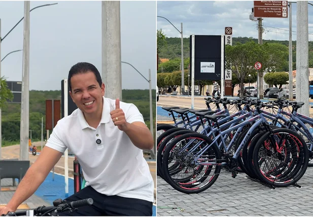 Prefeito Victor Carvalho entrega bicicletas