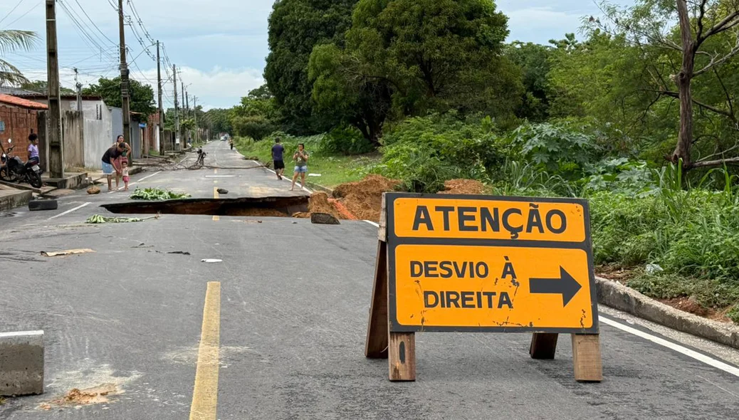 Prefeitura já havia iniciado processo de reparo da via