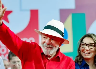Presidente Lula e a primeira-dama Janja da Silva