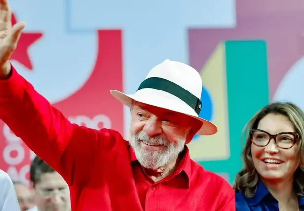 Presidente Lula e a primeira-dama Janja da Silva